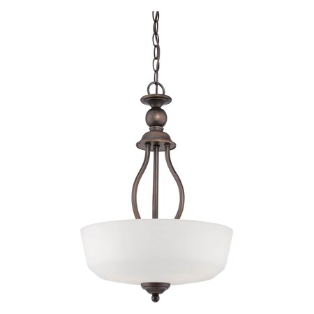 Millennium Rubbed Bronze Contemporary 3 Light Pendant 3083-RBZ